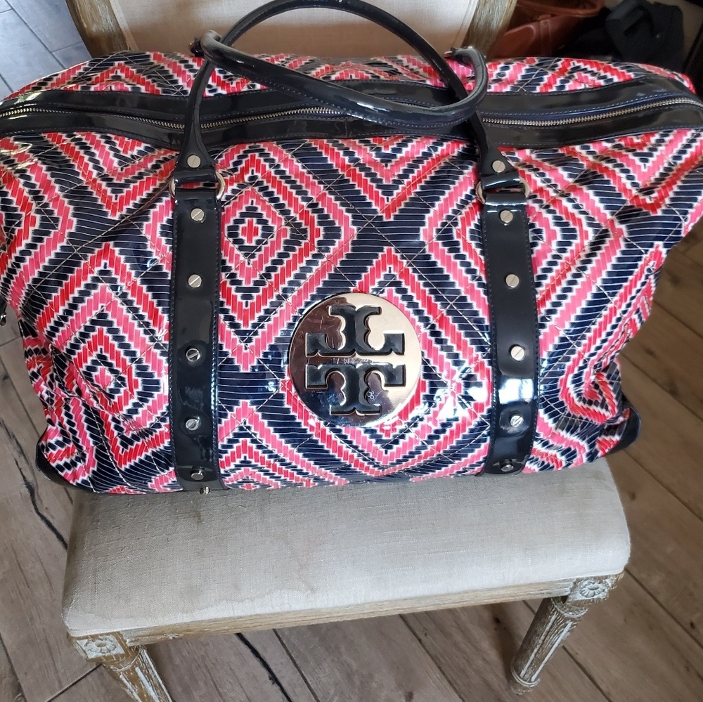 Tory burch weekender travel bag